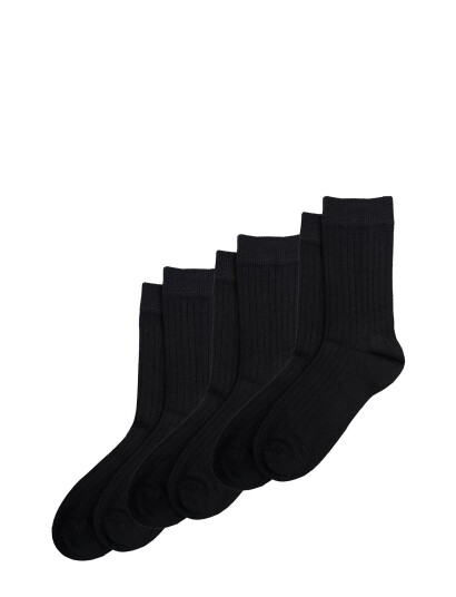 minipop Minipop® Noos Bamboo Socks 3 Pcs - Black - 19/22Y minipop Minipop® Noos Bamboo Socks 3 Pcs - Black - 19/22Y