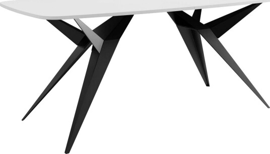 Elvora Matbord 160 cm Rektangulær - Hvit