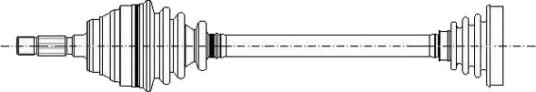 METELLI 17 0365 Drivaksel