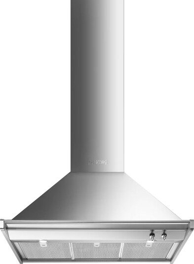 Smeg Classic Vegghengt Kjøkkenvifte 100 cm Rustfritt Stål med Intensiv Hastighet
