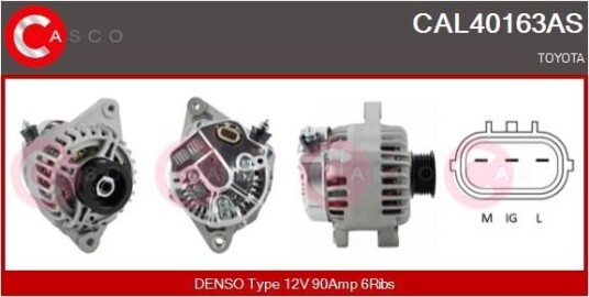 Dynamo CASCO CAL40163AS Dynamo CASCO CAL40163AS