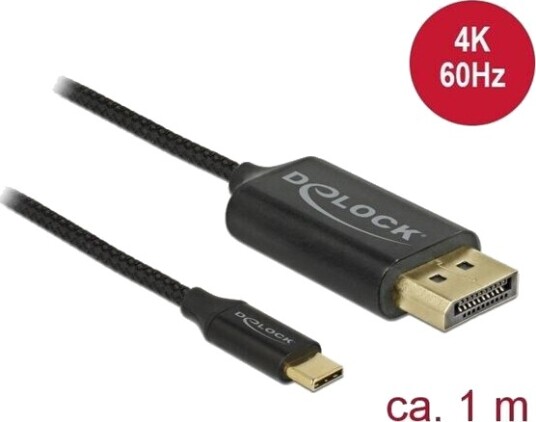 Delock DisplayPort-kabel - USB-C til DisplayPort - 1 m