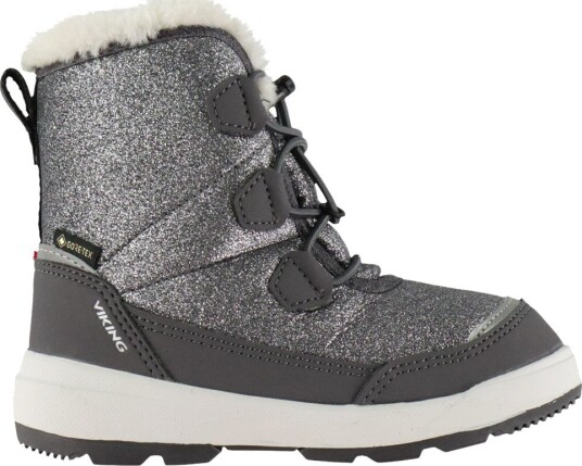 Viking Toasty Glitter GTX Vintersko Barn Grå 29 Viking Toasty Glitter GTX Vintersko Barn Grå 29