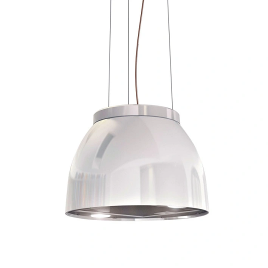 Eico Luna W Fritthengende ventilator Ø450 mm. Perlehvit