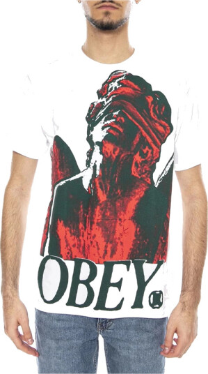 Obey Herre Topper Hvit S, Obey Herre Topper Hvit S,
