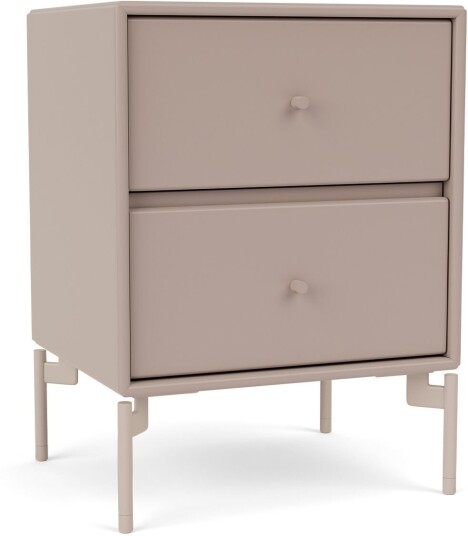 Montana - Drift Drawer Module Mushroom / Legs Nattbord Peter J. Lassen Beige Mdf