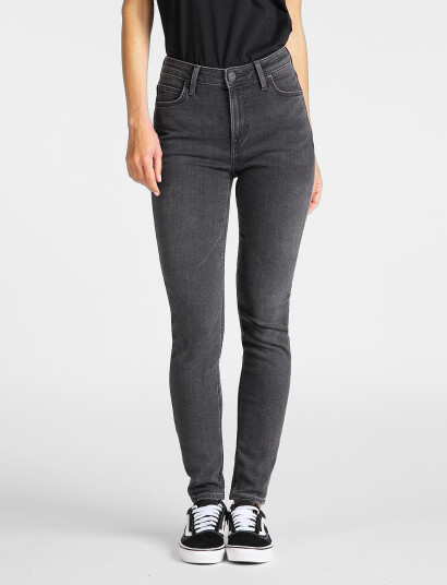 Lee Jeans Scarlett High - Grey - 24 x 31