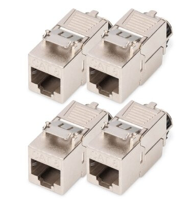 Digitus Modulinnlegg Cat 8.1 Skjermet Rj-45 En Pakke 4 Digitus Modulinnlegg Cat 8.1 Skjermet Rj-45 En Pakke 4