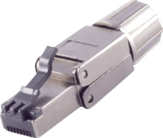 Bkl Electronic Kontakt Rj 45 Cat. 6A Stp Svart 1 Stk