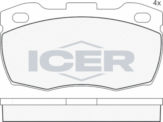 Bremseklosser sett ICER 141089