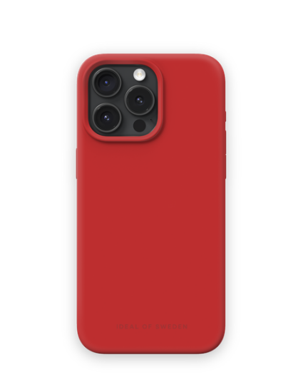 Ideal Of Sweden Silicone MagSafe Case iPhone 15 Pro Max Red