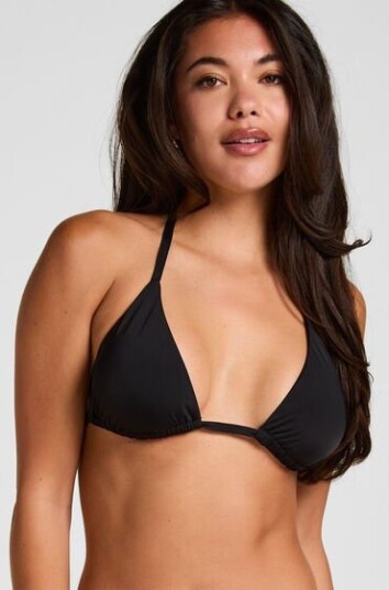 Hunkemöller Triangle Bikini Top Luxe Svart Hunkemöller Triangle Bikini Top Luxe Svart
