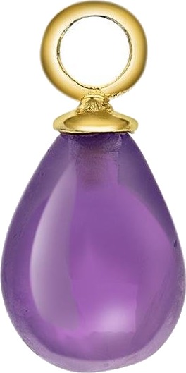 Sandra Lyng X Pan Jewelry Purple Haze charms i 925 forgylt sølv med ametyst