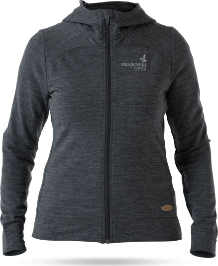 Swarovski Women's Mh Merino Hoodie Grey XS, Grey Swarovski Women's Mh Merino Hoodie Grey XS, Grey