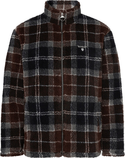 Barbour Barbour Tartan Fleece Zip Through Sweatshirt Brown S Barbour Barbour Tartan Fleece Zip Through Sweatshirt Brown S