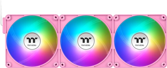 Thermaltake CT120 ARGB PC-vifte - 120mm, Bubble Pink, 3-pack