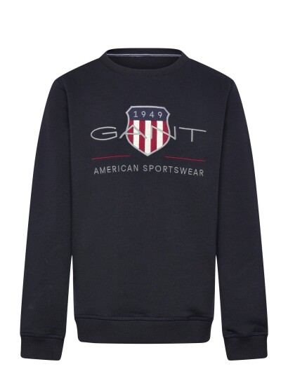 Gant Kids Archive Shield Crew Neck Sweatshirt Navy 134 Gant Kids Archive Shield Crew Neck Sweatshirt Navy 134