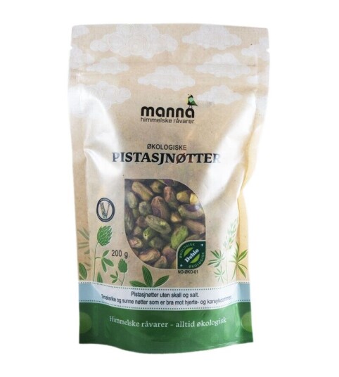 Manna Pistasjnøtter økol. Manna Pistasjnøtter økol.