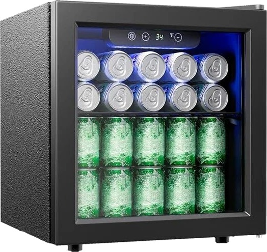 Euhomy BR001-55 37L Beverage Display Cooler - Black