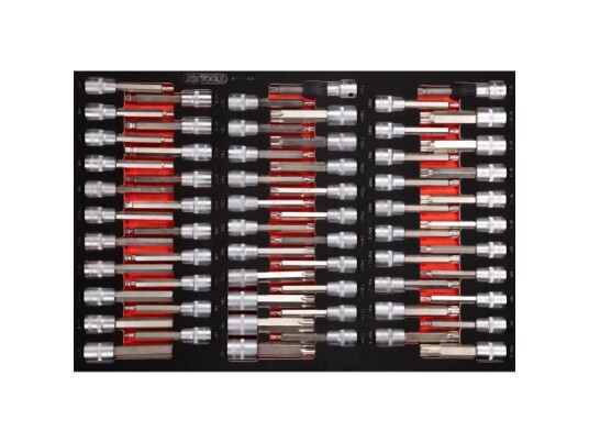 Ks Tools 811.1064 Støpselsett 64 Hoder 9,35 Kg Ks Tools 811.1064 Støpselsett 64 Hoder 9,35 Kg
