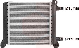 VAN WEZEL 06012728 Radiator motorkjøling