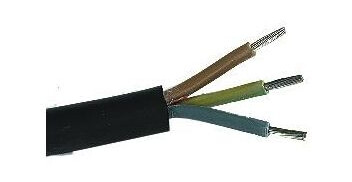 Gelia 90000889 Kabel svart, 3G1.5, RDOE, H07RN-F 5 m