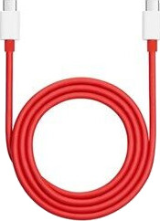 OnePlus USB-C til USB-C Kabel 12A 1m Rød - Hurtiglading og Datakoverføring OnePlus USB-C til USB-C Kabel 12A 1m Rød - Hurtiglading og Datakoverføring
