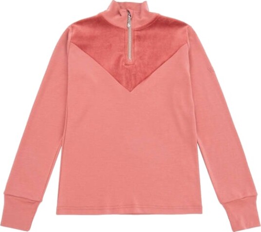 WoolLand Genser Sirdal Half Zip Burned Rose
