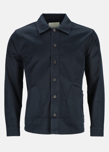 Solid Sdossie Overshirt Insignia Blue M Langarmede Skjorter