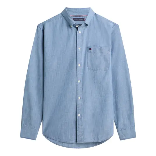 Tommy Hilfiger Herre Skjorter Blå L,