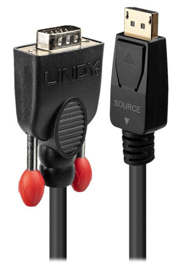 Lindy DisplayPort 2m Skjermkabel 1920x1080 Hankjønn