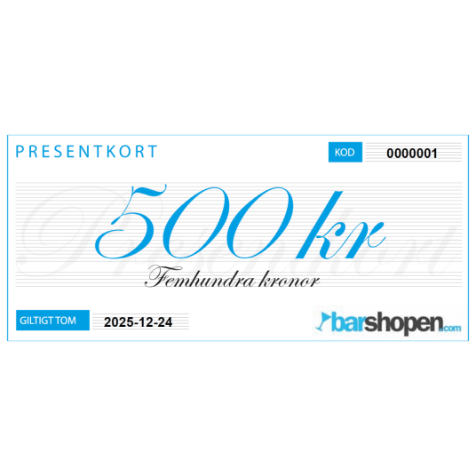 Barshopen Gavekort Värde: 900 Barshopen Gavekort Värde: 900