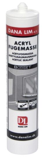 Danalim Akrylfugemasse Budget Hvit