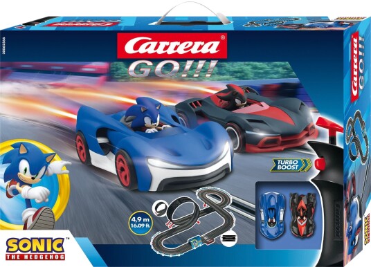 Carrera Go! Bilbane M/ Lekebiler 4,9m Sonic The Hedgehog Carrera Go! Bilbane M/ Lekebiler 4,9m Sonic The Hedgehog