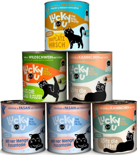 Lucky Lou Våtfôr Adult Wild Mix 4 Sorter 6 X 800 G