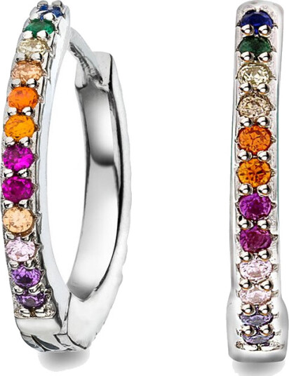 Pan Jewelry, Øreringer i 925 sølv med zirkonia