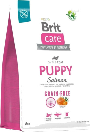 Brit Care Kornfritt Valpefôr med Laks 3 kg