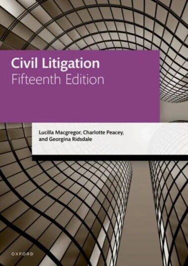 Civil Litigation Av Lucilla (Solicitor (Non-Practising) Senior Lecturer University Of West England) Macgregor, Charlotte (Solicitor (Non-Practising) S