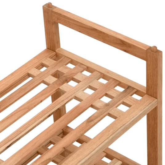 vidaXL Skohylle 69x27x41 cm heltre valn?tt