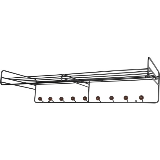 Maze Bill Hat rack L hattehylle Svart, m?rkebrun Maze Bill Hat rack L hattehylle Svart, m?rkebrun
