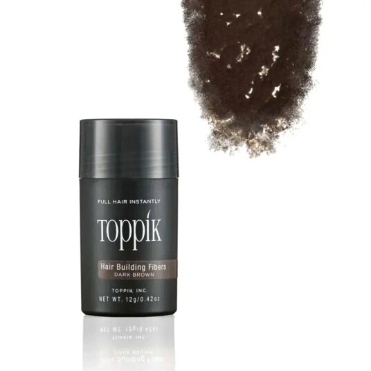 Toppik Hair Building Fibers Mörk Brun 12g Toppik Hair Building Fibers Mörk Brun 12g