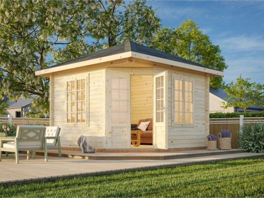 Palmako Lysthus melanie 9,6 10,9 m2. 44 mm laft