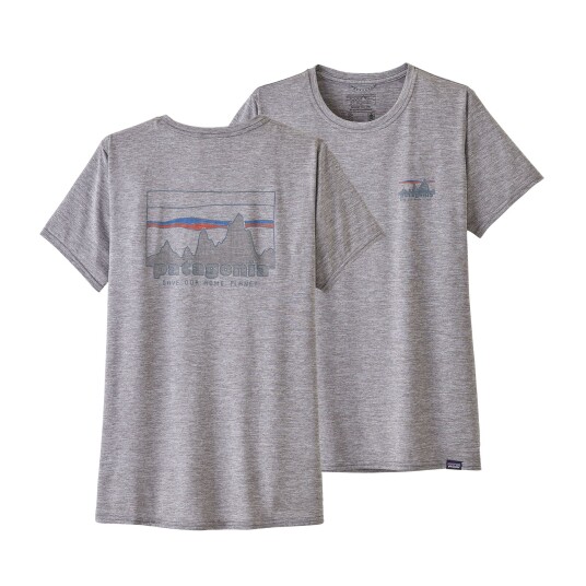 Patagonia Cap Cool Daily Graphic T  Shirt W"s Feather Grey S