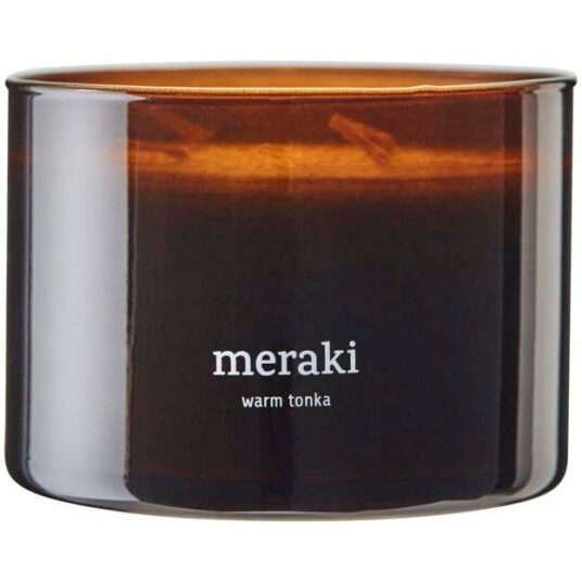 Meraki - Duftlys warm tonka 7,5x10 cm brun Meraki - Duftlys warm tonka 7,5x10 cm brun
