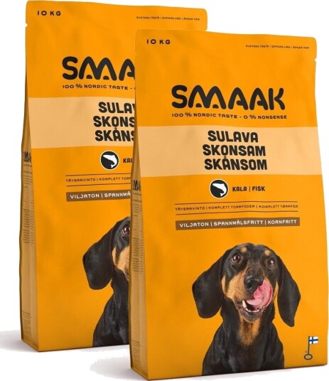 Smaak Dog Adult Grain Free Fish 2 X 10 kg