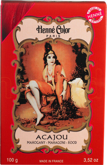 Henna Hårfarge Pulver Mahogni 100 g