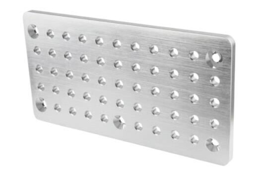 Kupo Ks-6011 Hullplate, Rektangulær 6.0''X11.5''X3/8''