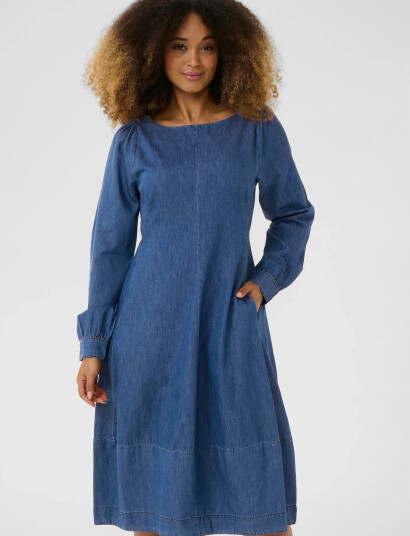 Culture Cuarpa Antoinett Dress - Blue - S