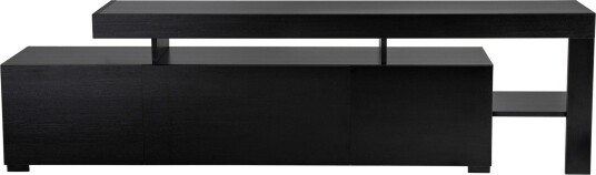Jurukovo Tv-benk 192x37 cm - Svart