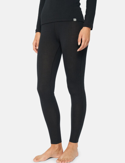 Danish Endurance Women"s Merino Long Tights - Black - S